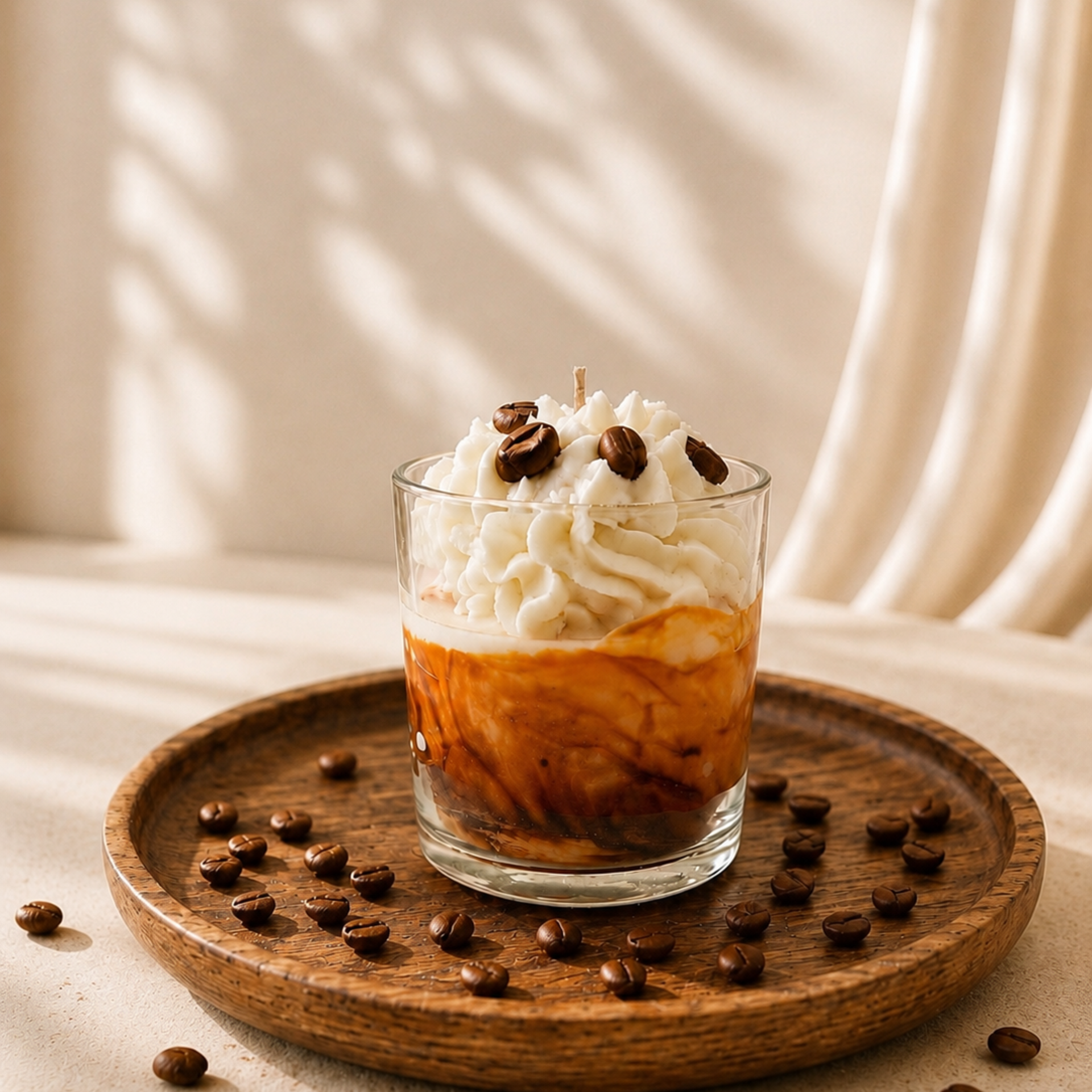 Vanilla Cappuccino Dessert Candle